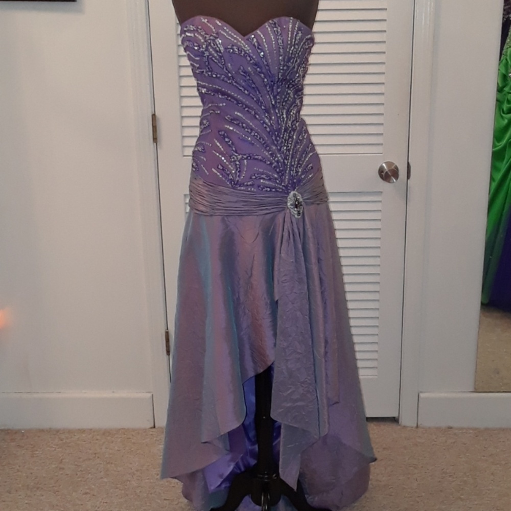 Purple prom dress
